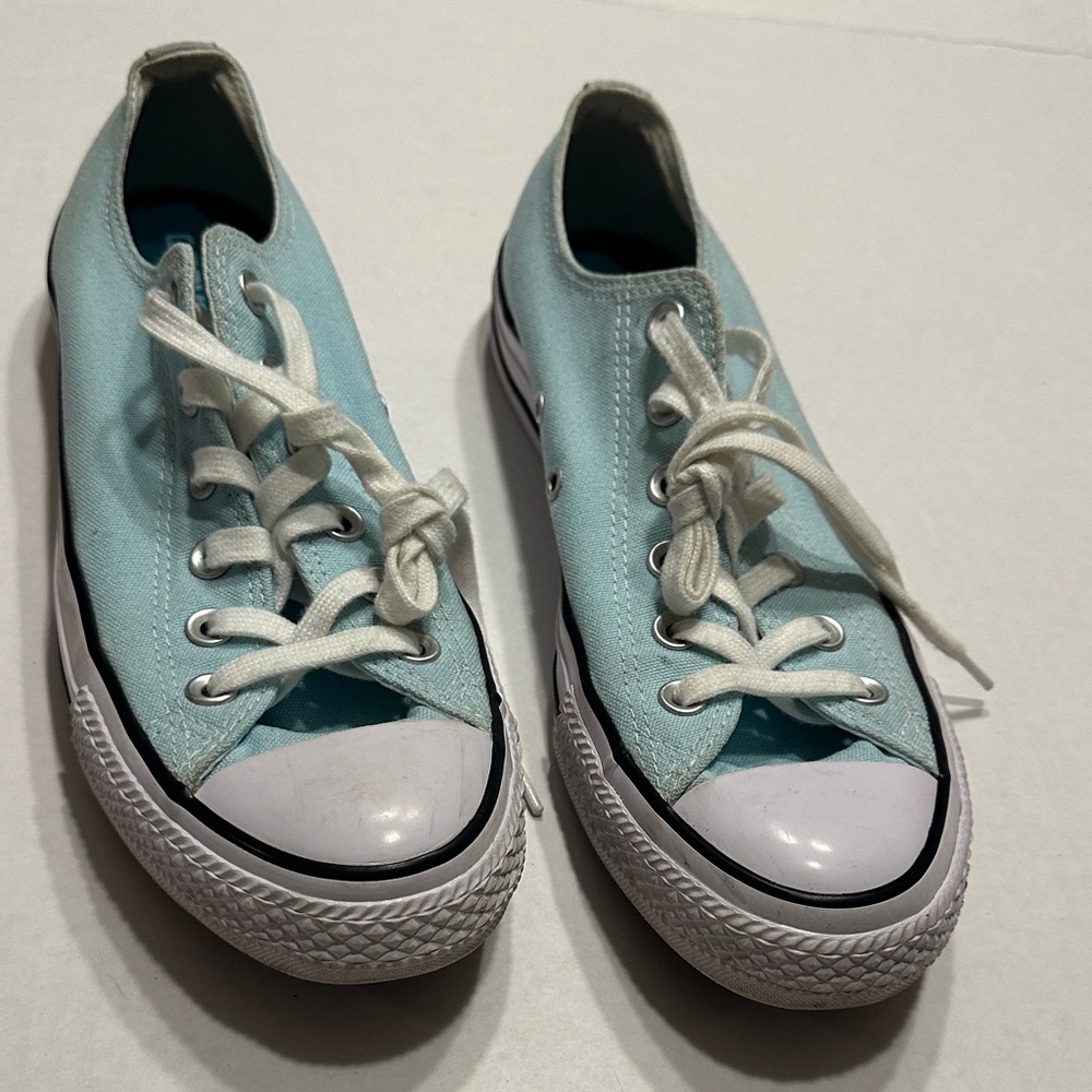 Converse Light Blue All Star Sneakers